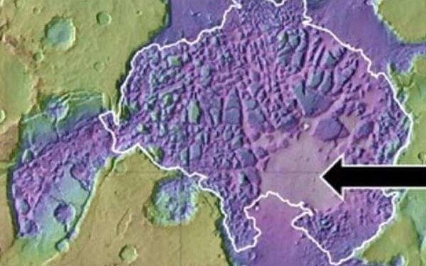 Searching for concentrated biosignatures in an ancient, Martian mud lake