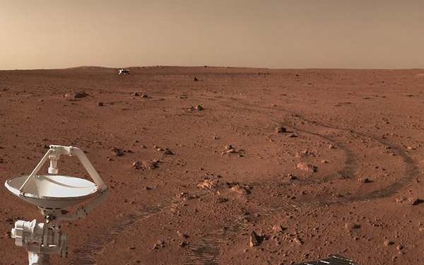 China’s Mars rover detects irregular wedges beneath red planet