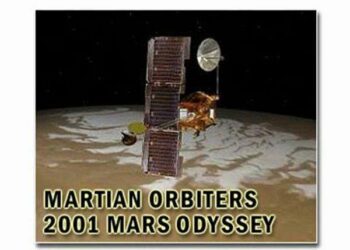 NASA’s Mars Odyssey Captures Huge Volcano, Nears 100,000 Orbits
