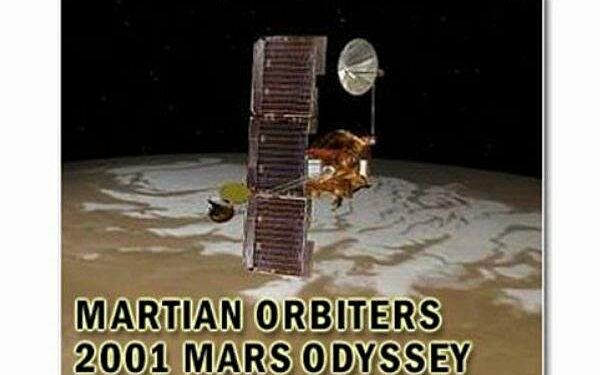 NASA’s Mars Odyssey Captures Huge Volcano, Nears 100,000 Orbits