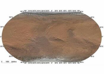 Tianwen-1 Releases High-Resolution Global Color Map of Mars