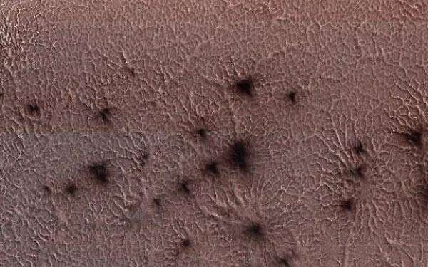 NASA recreates Mars’ Spider formations in lab for the first time
