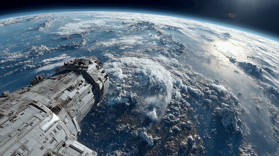 view earth from space hotel