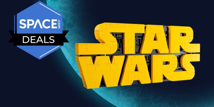 This Lego Star Wars set is an awesome recreation of the iconic movie logo and is now at its lowest ever price