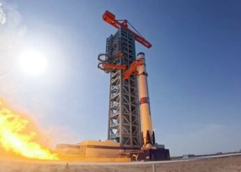 China’s 1st reusable rocket test fires engines ahead of debut flight (video)