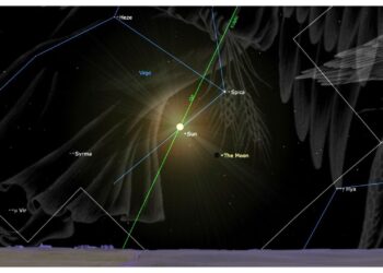 New moon of October 2025 hides red star Antares for some lucky stargazers tomorrow