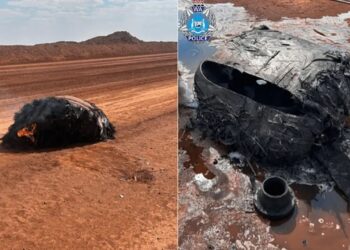 Mysterious smoldering wreckage in Australian Outback is likely part of a Chinese rocket
