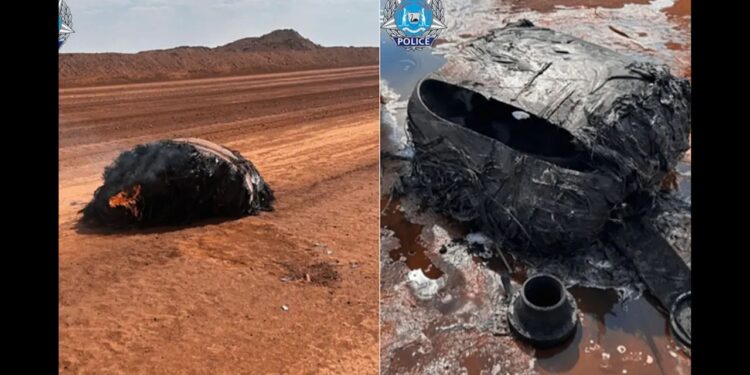 Mysterious smoldering wreckage in Australian Outback is likely part of a Chinese rocket