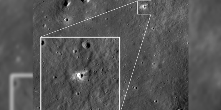 Scientists just discovered a new crater on the moon — they call it a ‘freckle’