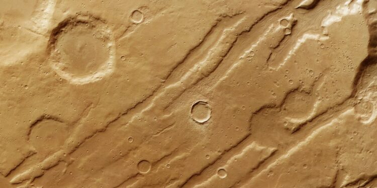 Deep ‘scratches’ and craters on Mars tell the tale of a Red Planet ice age