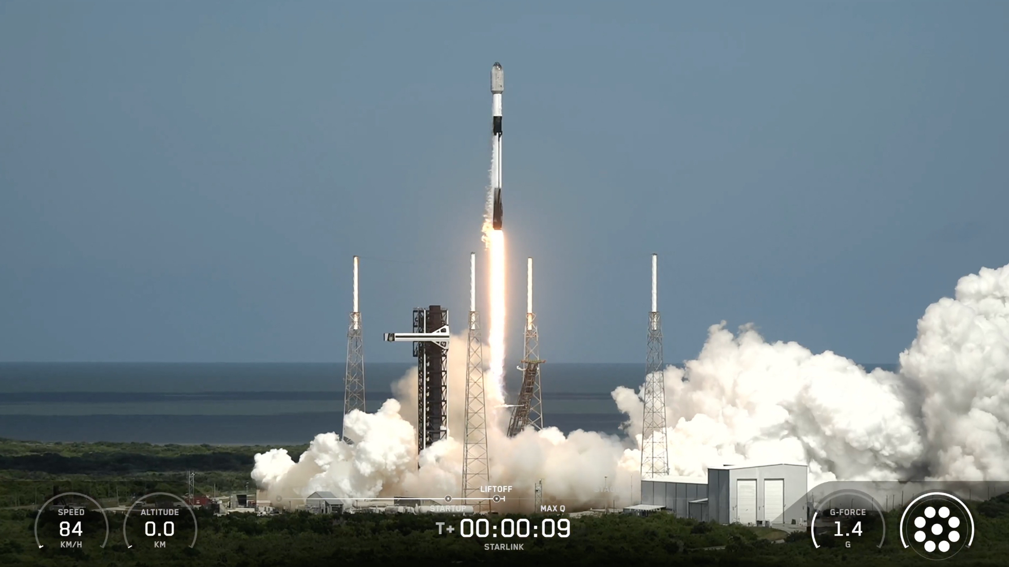 A SpaceX Falcon 9 rocket launches 28 Starlink satellites from Florida&amp;rsquo;s Cape Canaveral Space Force Station on Oct. 19, 2025.
