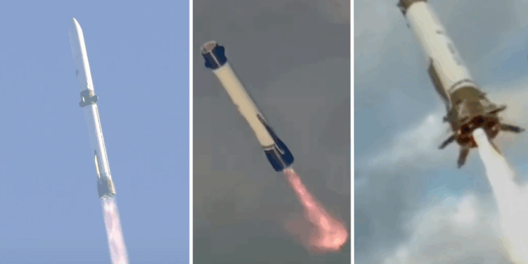 Blue Origin lands huge New Glenn rocket booster for 1st time after acing Mars ESCAPADE launch for NASA