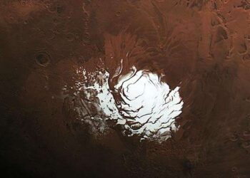 What a Martian ice age left behind