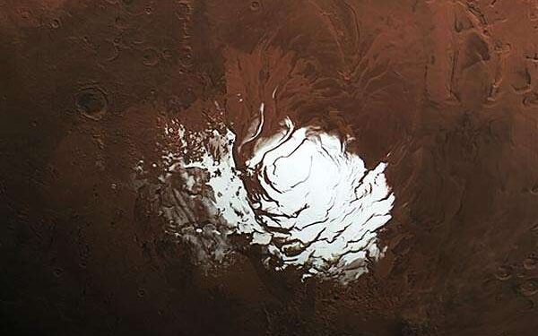 What a Martian ice age left behind