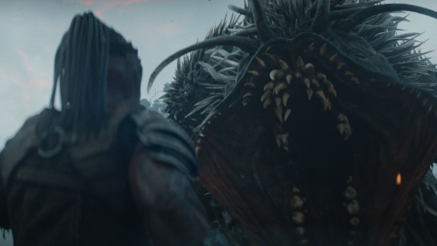 Dimitrius Schuster-Koloamatangi as Dek in 20th Century Studios' PREDATOR: BADLANDS film. Photo courtesy of 20th Century Studios. &amp;copy; 2025 20th Century Studios. All Rights Reserved.