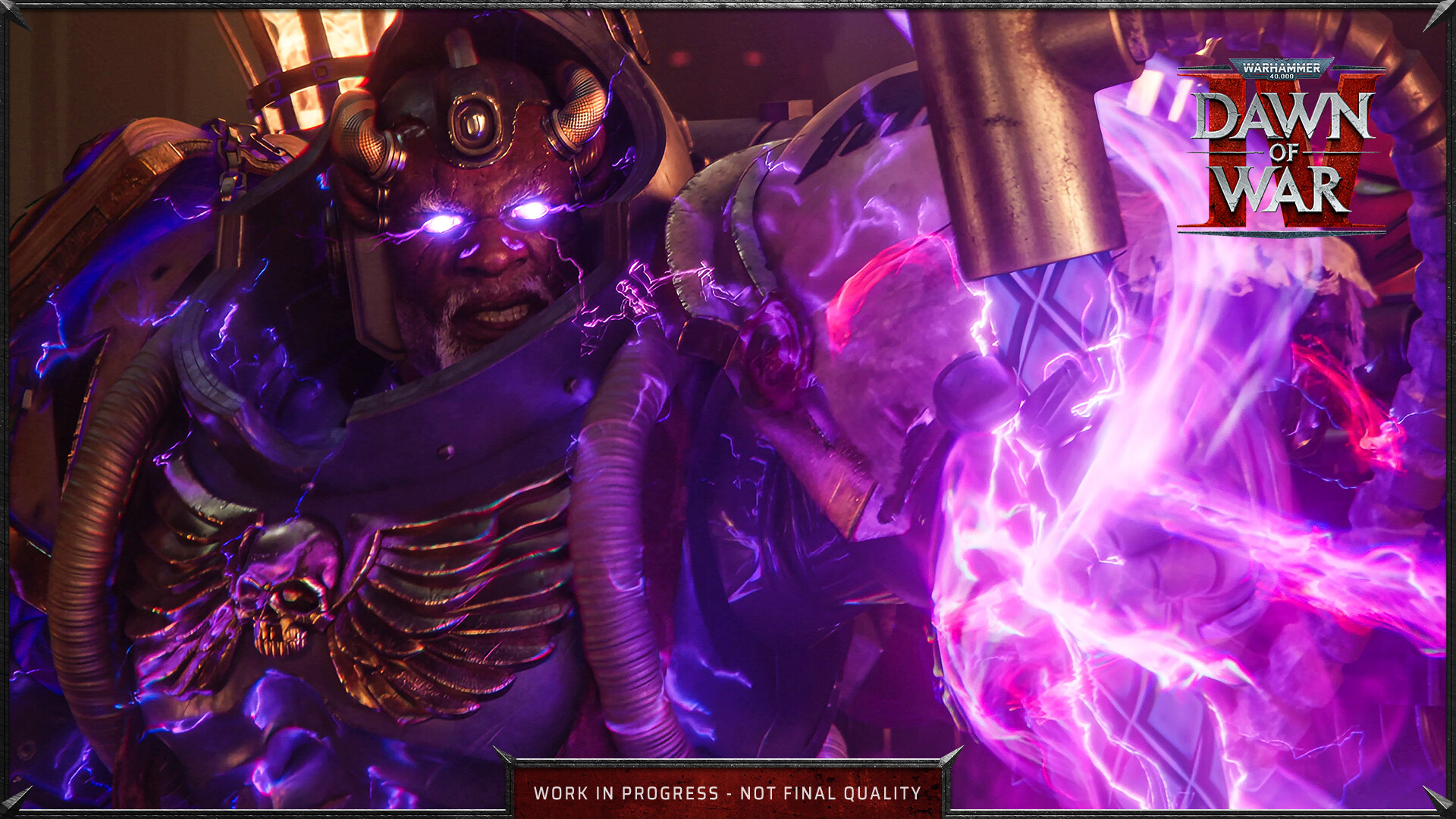 Screenshot from sci-fi strategy game "Dawn of War 4"