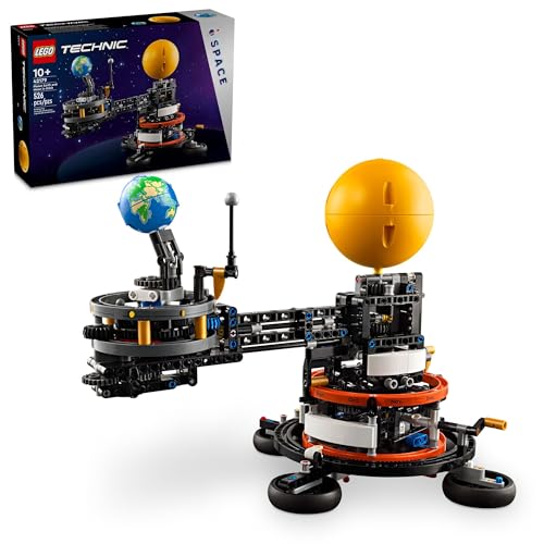 Lego Technic Planet Earth and Moon in Orbit Building Set, Outer Space Birthday Gift for 10 Year Olds, Solar System Toy for Imaginative, Independent Play, Room D&amp;eacute;cor for Boys &amp;amp; Girls, 42179