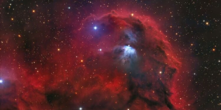 Astrophotographer spends nearly 70 hours capturing a delicate blue nebula in Orion (photo)