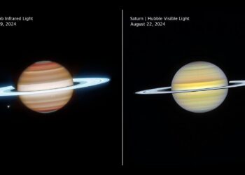 Incredible new NASA images reveal Saturn in a new light — and it’s all thanks to a telescope team-up from Webb and Hubble