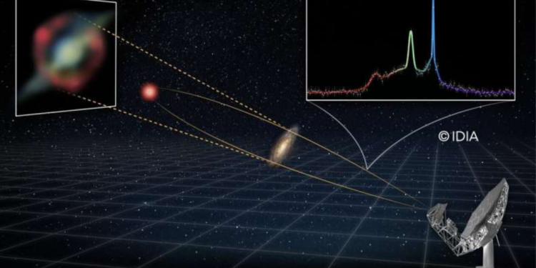 Record-breaking ‘space laser’ erupts from merging galaxies 8 billion light-years away