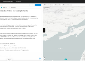 Strait of Hormuz crisis drives demand for commercial geospatial intelligence