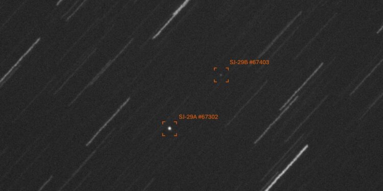 U.S. GSSAP satellites execute GEO handoff to monitor China’s Shijian-29 spacecraft