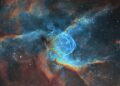 Astrophotographer spies Thor’s Helmet shining 15,000 light-years away in spectacular photo