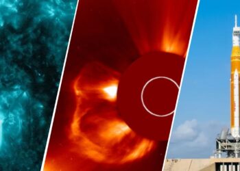 Powerful X-class solar flare triggers radio blackout ahead of Artemis 2 launch (video)