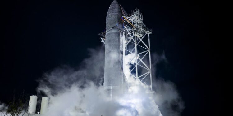 SpaceX is ‘about 4 weeks’ away from launching its most powerful Starship yet, Elon Musk says
