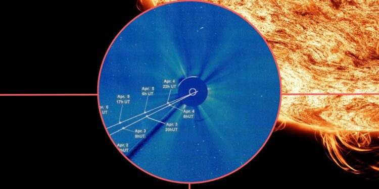 Comet MAPS faces a make-or-break moment as it dives toward the sun on April 4 — could it shine in the daytime sky?