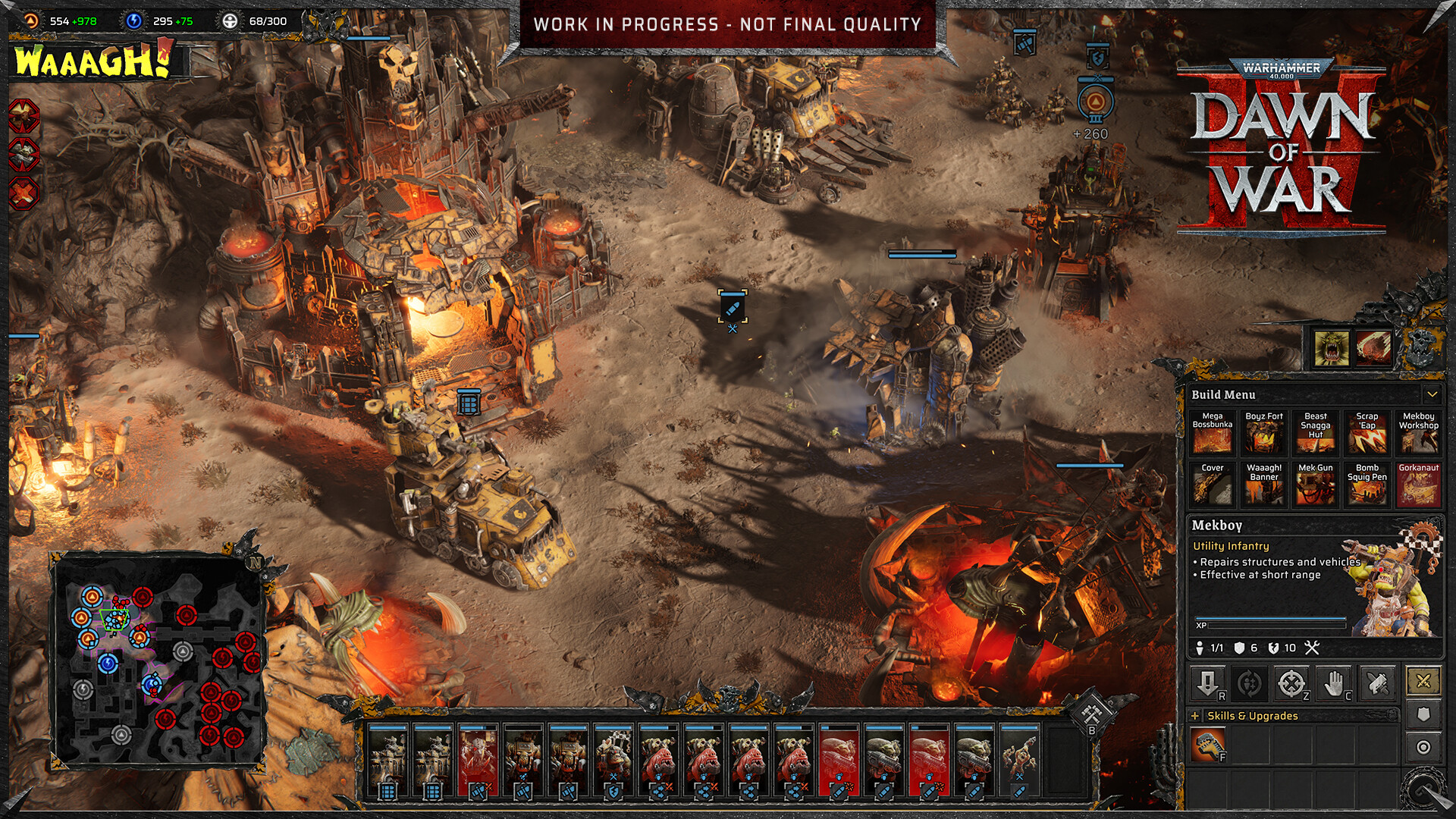 Screenshot from sci-fi strategy game "Dawn of War 4"