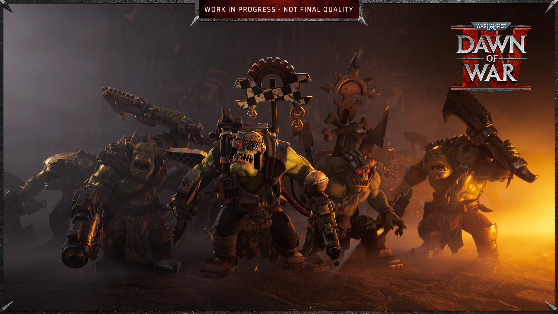 Screenshot from sci-fi strategy game "Dawn of War 4"