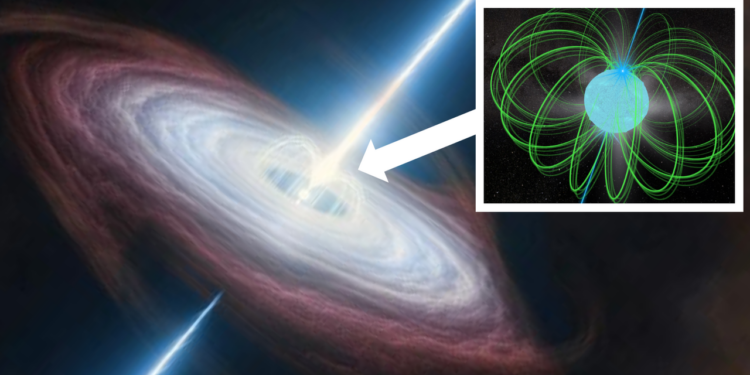 Astronomers witness colossal supernova explosion create one of the most magnetic stars in the universe for the first time