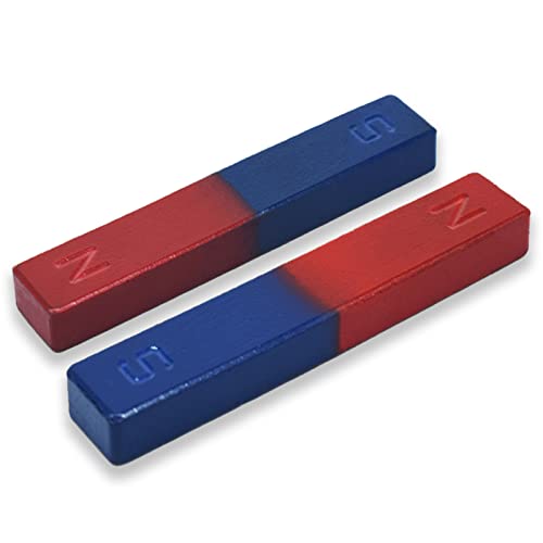 Science Magnet for Kids Bar Magnet Small With North South Identified for Students Teachers Science Experiment Physics Education Toys 2pcs