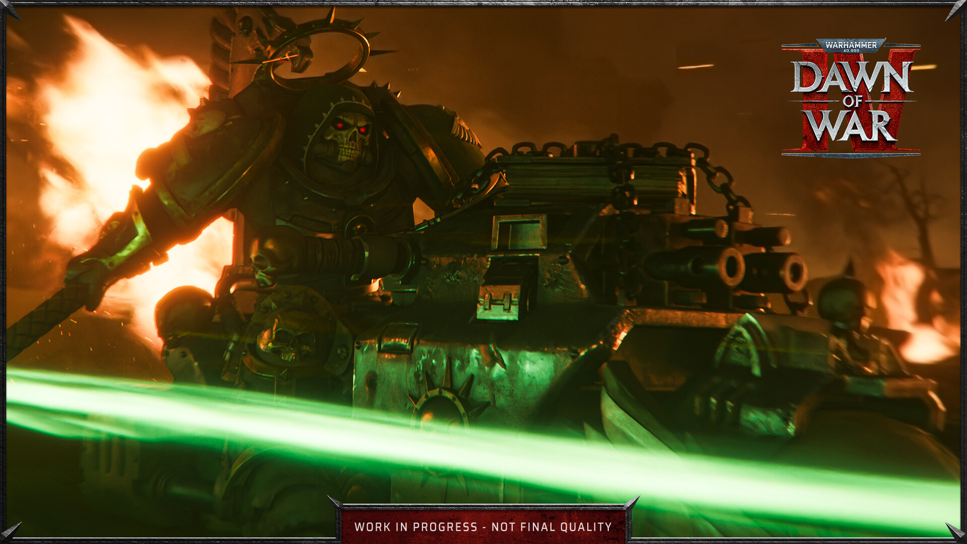Screenshot from sci-fi strategy game "Dawn of War 4"