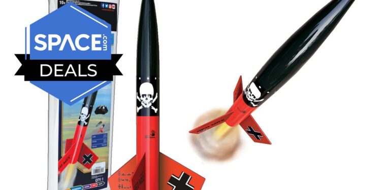 Aim for the stars for under $15 with this Estes 2441 Mini Arcas Model Rocket Kit at Walmart, now 17% cheaper in the spring sales