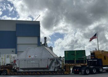 Welcome home! Artemis 2’s Orion capsule returns to Florida after epic moon mission (photo)