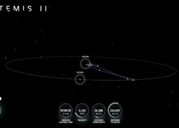 How to track the Artemis 2 astronauts on their journey around the moon