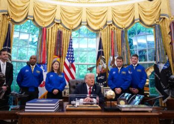 Trump invited the Artemis 2 moon astronauts to the White House. Here’s what happened