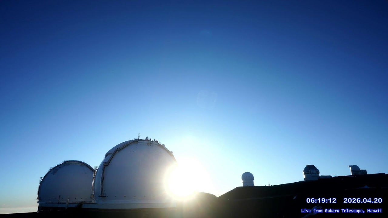 Meteor shower & MaunaKea East view LIVE from Subaru telescope NAOJ, Hawaii - YouTube