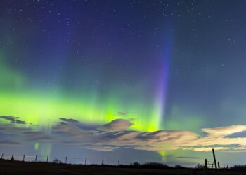 Spectacular photos of the 2026 Lyrid meteor shower captured from Earth and space