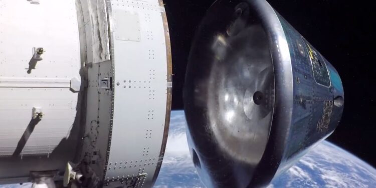 This amazing NASA video shows the exact moment the Artemis 2 Orion capsule broke free of its service module, and we can’t stop watching it