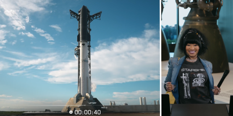 SpaceX’s 1st Starship V3 megarocket launch scrubbed at last minute. Sorry, Nicki Minaj