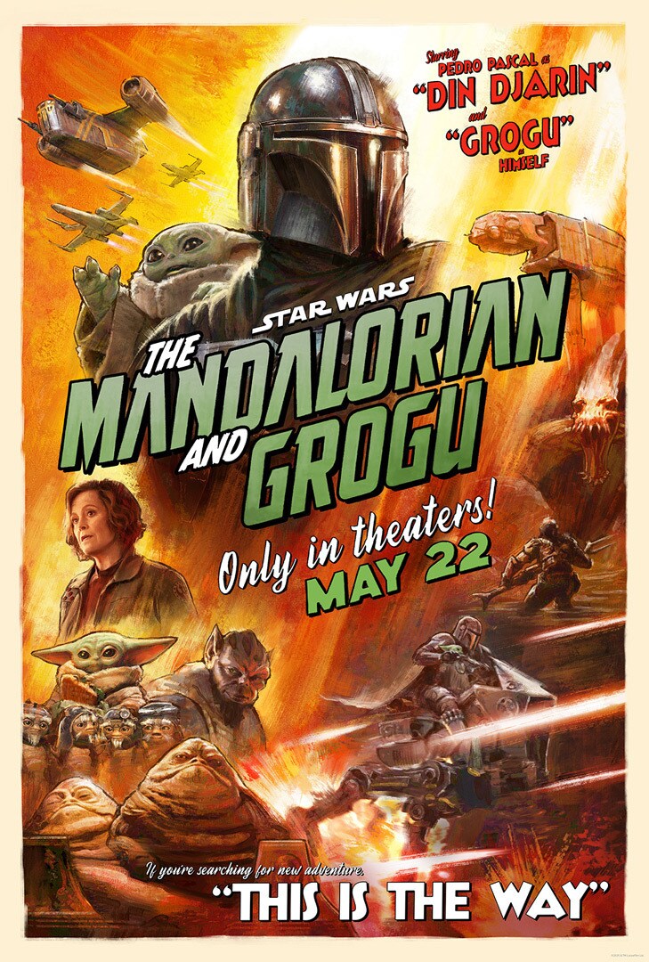 The poster for The Mandalorian &amp;amp; Grogu
