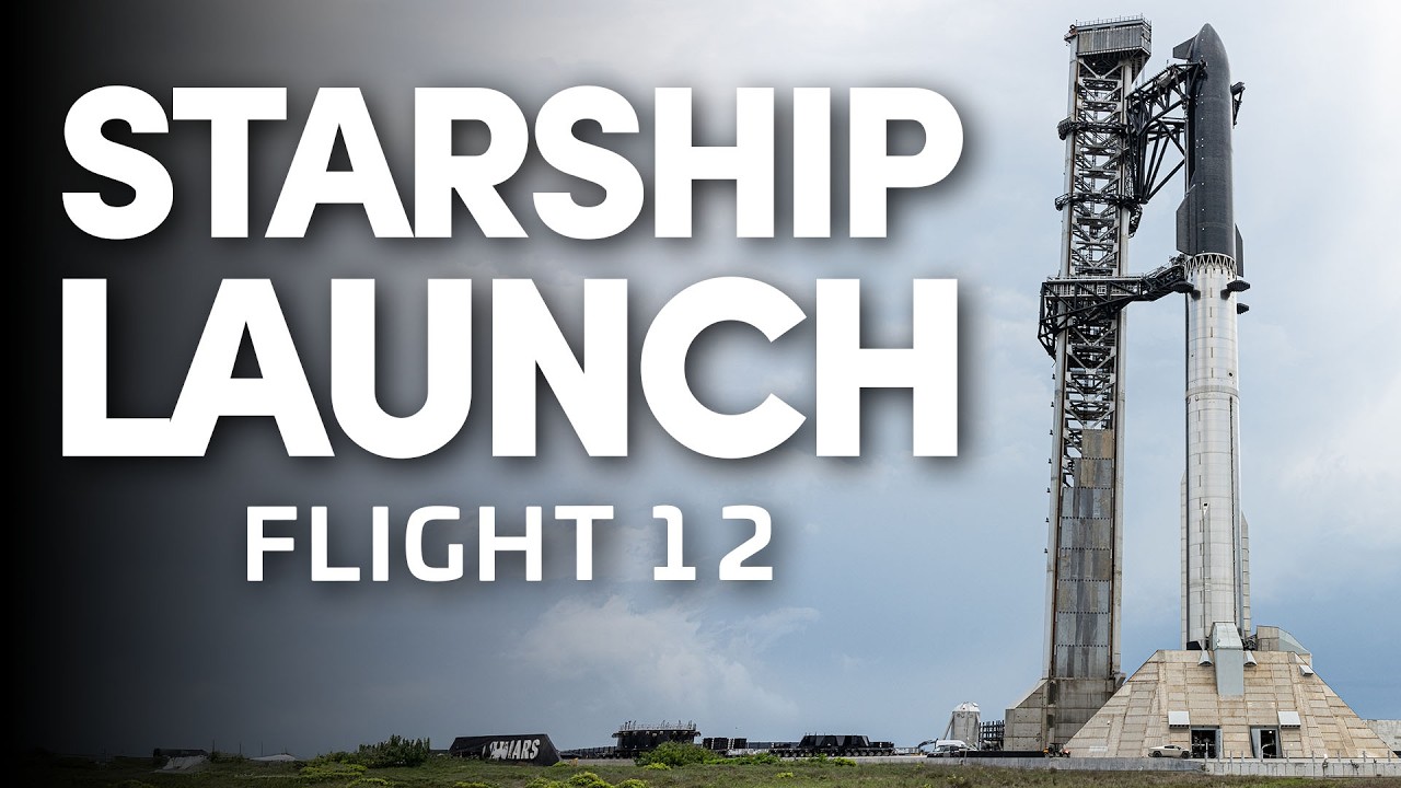 SpaceX Starship Flight 12 - LAUNCH STREAM - YouTube