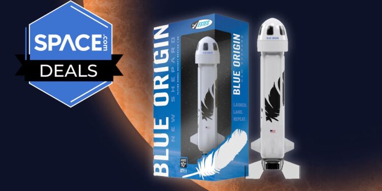 Grab the Estes Blue Origin model rocket ahead of Memorial Day with it’s lowest price since January!