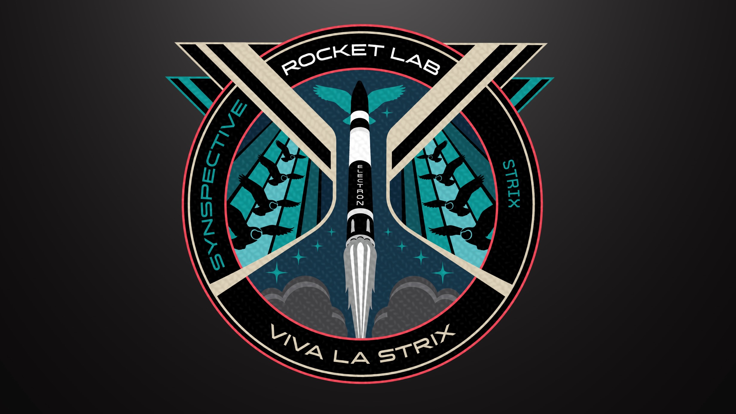 The patch for Rocket Lab's &amp;quot;Viva La Strix&amp;quot; mission.