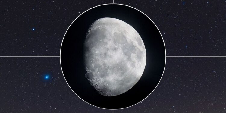 What is the blue-white star next to the moon tonight?
