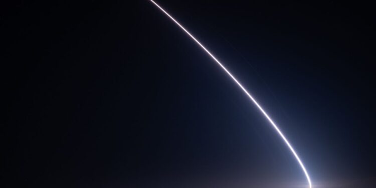 US military test-launches nuclear-capable ICBM from California (photos)