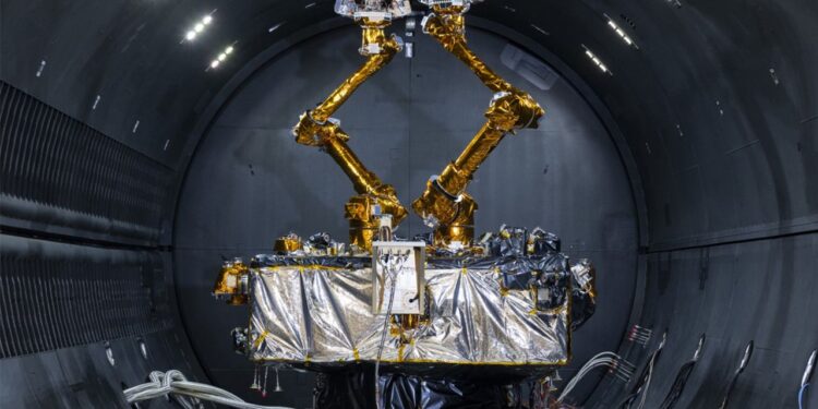 DARPA readies robotic deep-space repair satellite for 2026 launch